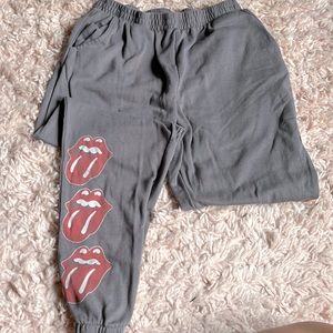 Rolling Stones Gray Sweatpants